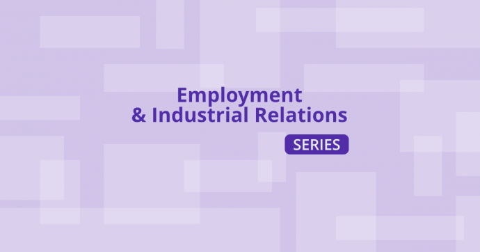 Employment and Industrial Relations Series