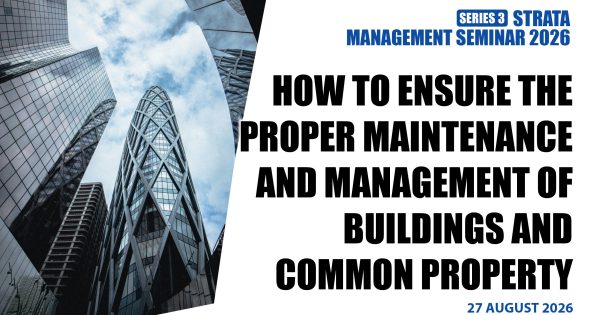 STRATA MANAGEMENT SEMINAR 2026 (SERIES 3): WHAT ARE THE KEY CONSIDERATIONS TO TAKE INTO ACCOUNT WHEN DEVELOPING A TRANSIT ORIENTED DEVELOPMENT (“TOD”)